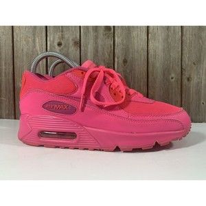Nike Air Max 90 Vivid Hyper Pink Trainers Low Sneaker #345017-601 Women’s Shoe 7